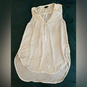 H&M high/low tunic, star print, size 6 ⭐️⭐️⭐️